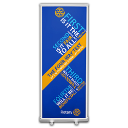 Rotary Four-Way Test Retractable Banner